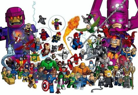 Super Hero Games, Marvel Universe Art, 10 Years Anniversary, Lego Iron Man, Lego Poster, Lego Spiderman, Raw Art, Avengers Cartoon, I Screwed Up