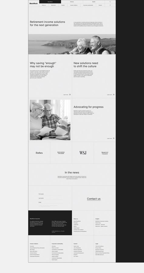 BlackRock — corporate website redesign on Behance Websites Design, Corporate Website, Website Redesign, Adobe After Effects, Interaction Design, Photoshop Adobe, Interactive Design, After Effects, Adobe Photoshop