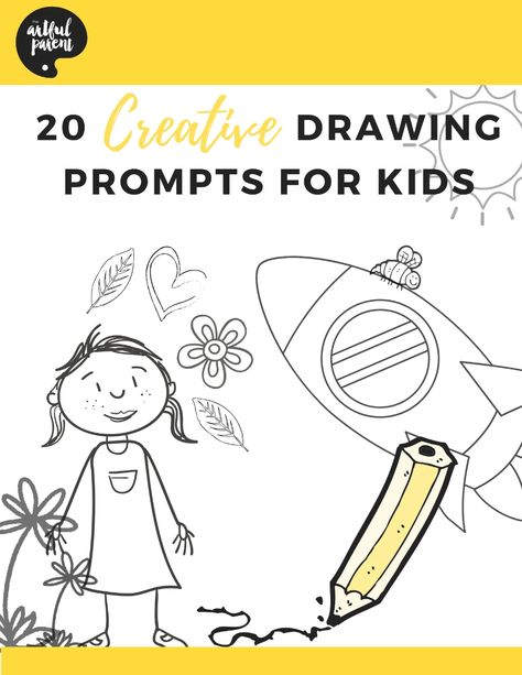 Inspire Your Kids with These Creative Drawing Prompts Drawing Prompt Generator, Drawing Prompts For Kids, Nature Drawing For Kids, Creative Drawing Ideas, Drawing Games For Kids, Drawing Ideas Creative, Drawing Ideas For Kids, Observational Drawing, Drawing Prompts