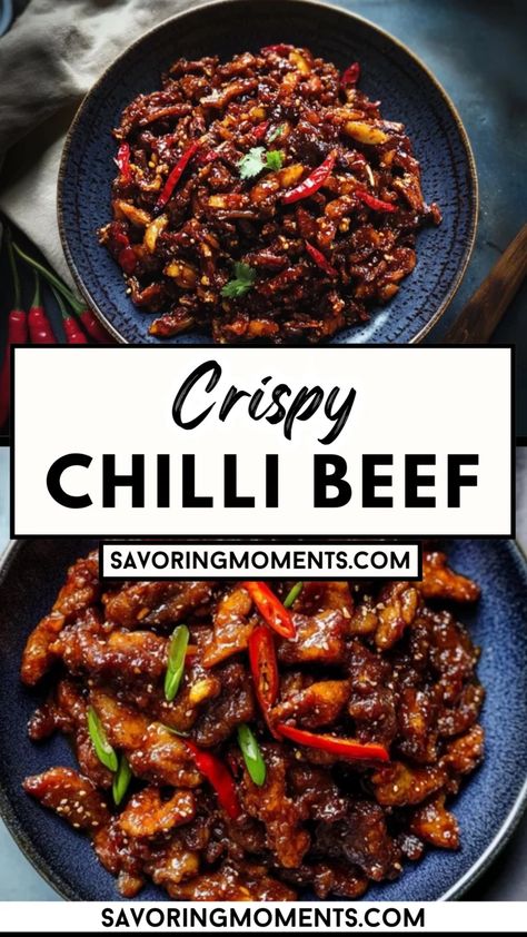 Skip the takeaway and make this crispy, sweet, and spicy dish at home! Perfect for dinner ideas or quick recipes, it's bursting with bold flavors. Deliciousness awaits! Click for the recipe. #dinnerrecipes #crispybeef #quickrecipes #asianfood #easyrecipes #dinnerideas #spicyfood Crispy Asian Beef, Sweet Chilli Beef, Spicy Beef Recipes, Crispy Chili Beef, Chilli Beef Recipe, Crispy Chilli Beef, Crispy Beef, Quick Lunch Recipes, Fast Foods