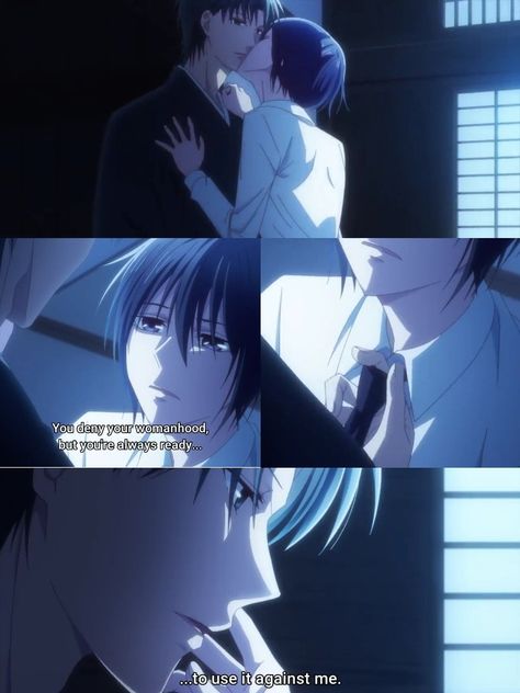 Fruit Basket Anime Shigure And Akito, Fruit Basket Akito X Shigure, Fruit Basket Ships, Fruits Basket Shigure And Akito, Fruits Basket Ships, Shigure X Akito, Fruit Basket Akito, Akito And Shigure, Basket Full Of Fruits