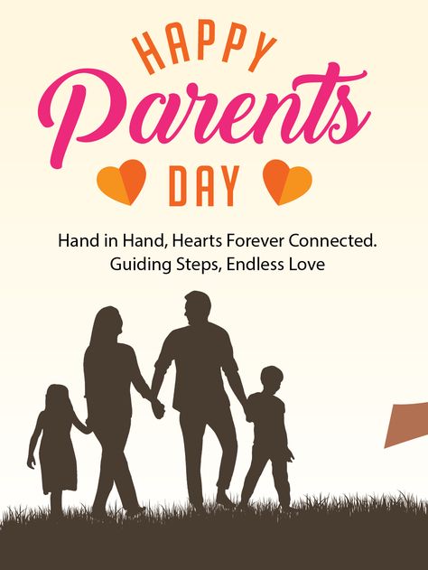 Parents Day Poster, Parents Day Cards, Parents Day Quotes, Happy Parents Day, Birthday Reminder, Journey Of Love, Happy Parents, Birthday Calendar, Parents Day