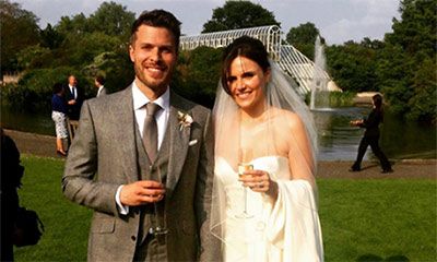 Rick Edwards marries former EastEnders actress Emer Kenny – see their wedding photos Emer Kenny, Eastenders Actresses, Father Brown, Kew Gardens, Wedding Suits, Movie Tv, Wedding Photos, Prom Dresses, Prom