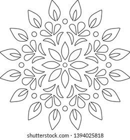 Coloring Doodles, Flower Stencil Patterns, Pattern Stencil, Mandala Stencils, Diy Embroidery Designs, Mandala Design Pattern, Doodle Coloring, Pola Sulam, Stencil Patterns