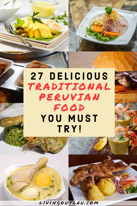 Besides Machu Picchu, travelers come to Peru for the delicious Peruvian cuisine. Come inside and find out the BEST 27 Peru foods, drinks and desserts you must try in Peru! | Peru Gastronomy | Traditional Peruvian Dishes | Peru Food Guide | Peru Travel Guide | Peru Travel Tips | Peru Itinerary | What To Do in Peru | Peru Food Photography | Peruvian Deserts #PeruFood #Peru #TravelPeru Best Peruvian Recipes, Peru Food Recipes, Peru Food Peruvian Recipes, Peruvian Bread, Peruvian Breakfast, Peru Recipes, Peruvian Kitchen, Peruvian Food Recipes, Visit Peru