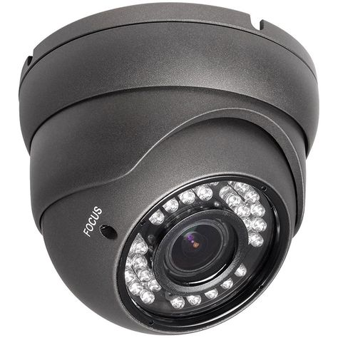 R-Tech RVD70B 1000TVL Outdoor Dome Security Camera with Night Vision and 2.8-12mm Varifocal Lens         >>> Click image for more details. (This is an affiliate link) #CameraPhoto Outdoor Dome, Surveillance Equipment, Best Home Security, Wireless Home Security Systems, Wireless Home Security, Cctv Security Cameras, Dome Camera, Camera Reviews, Security Cameras