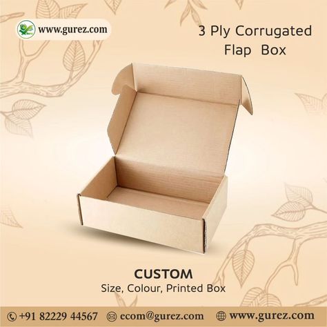 Available on website "3 ply Corrugated Flap Box". Hurry Up! Gurez.com Available Sizes- 📏 8x4x2 📏 9x6x3 📏 4x4x1.5 📏 5x5x2 📏 6x4x2 Custom sizes? We’ve got you covered! 📦✨ Box Brother - Your Trusted Packaging Partner! ✨📦 Find the best 3-ply white flap boxes for your products. Custom sizes available too! 🔥 Order now and get a special discount! 🔥 🛒 Call 📞 82229 44567 or visit 📍 Near Church, Anand Vihar Colony, Karnal, Haryana 132001. DM for more details! Website- Gurez.com #PackagingSoluti... Pet Spray, Mailer Box, Custom Printed Boxes, Pet Shampoo, Thermal Labels, Corrugated Box, Book Design Layout, Valentine Box, Label Paper