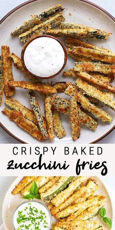 Baked Zucchini Fries, Low Carb Gluten Free Recipes, Baked Zucchini, Resep Salad, Zucchini Fries, Health Dinner, Health Dinner Recipes, Idee Pasto Sano, Veggie Dishes