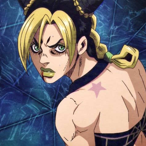 Jojo Birthmark, Joestar Birthmark Tattoo, Joestar Tattoo, Joestar Birthmark, Birthmark Tattoo, Jolyne Kujo, Jjba Icons, Jolyne Cujoh, Muscle Mommy