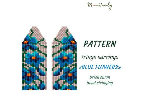 Beaded Flowers Patterns, Seed Bead Crafts, Bead Crochet Patterns, Brick Stitch Earrings, Bead Embroidery Patterns, Brick Stitch Pattern, Bead Weaving Patterns, Beadwork Patterns, Bead Loom Patterns