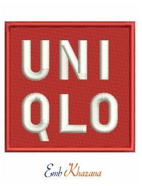 Buy Uniqlo Logo Embroidery Dst Pes File online in USA Uniqlo Logo, Internet Logo, Logo Basketball, Coffee Shop Logo, Event Logo, Unique Embroidery, College Logo, Funny Emoji, Applique Pattern