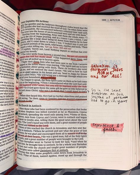 Book of Acts Bible journaling 🎨 Currently on Acts 19! #biblejournaling #acts #bookofacts #biblejournalingcommunity #biblejournalingart Acts 4 Bible Journaling, Book Of Acts Bible, Acts Bible Journaling, Acts Bible, Book Of Acts, Acts 8, Bible Doodles, Gospel Bible, Bible Notes