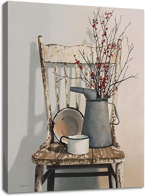 Amazon.com: Farmhouse Canvas Wall Art Rustic Wall Decor Flower Theme Painting Picture Bathroom Wall Decor Wood Framed Wall Art Easy to Hang Size 16 X 24: Posters & Prints Table Decor Living Room, Rustic Wall Decor, Bathroom Wall Decor, Flower Wall Decor, Pictures To Paint, Framed Wall Art, Wood Frame, Living Room Decor, Canvas Wall Art