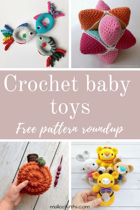 Crochet Gifts For Kids Free Pattern, Baby Toy Crochet Patterns Free, Crochet Baby Toys Free, Crochet Baby Toys Free Pattern, Crochet Baby Stuff, Baby Toys Crochet, Diy Baby Toys, Baby Toy Crochet, Crochet Baby Blanket Beginner