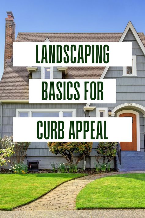 landscaping ideas for front of house - basics to know when planning to increase the curb appeal of your home's exterior #landscaping #curbappeal #frontyard Exterior Landscaping, How To Landscape, Relaxing Backyard, Ideas For Front Of House, Landscape Plants, Front Yard Design, Landscape Edging, Low Maintenance Landscaping, Landscape Design Plans