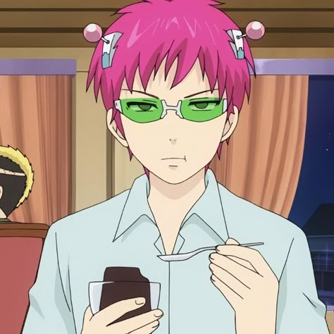 Bow Icon, Saki K, Kusuo Saiki, Psi Nan, Coffee Jelly, Disastrous Life Of Saiki K, Saiki Kusuo, Saiki K, Aesthetic Coquette