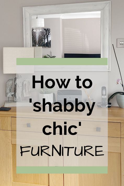 Shabby chic is a trend that I’ve always liked. Find out how to shabby chic your own furniture in this guide. #upcycling #furnitureprojects #paintingfurniture Shabby Chic Painting Techniques, Shabby Chic Flooring, Diy Shabby Chic Furniture, Shabby Chic Diy Projects, Shabby Chic Wardrobe, Shabby Chic Furniture Diy, Vintage Furniture Makeover, Shabby Chic Diy Crafts, Shabby Chic Decor Diy