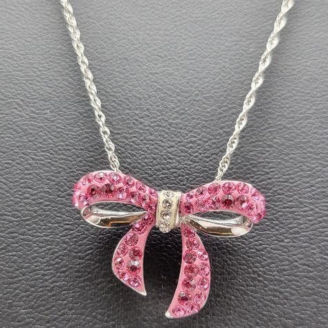 Kaleidoscope Sterling Silver Pink Bow Pendant Necklace Stamped 925 Approx 17 Inches New With Tags All Reasonable Offers Are Considered. I Offer A 10% Bundle Discount On Jewelry If You Purchase 3 Or More Items. Create A Bundle, And I Will Send You An Offer With The Discount Applied. You Must Contact Me Prior To Purchasing For This Discount To Be Applied. I'd Be Happy To Combine Shipping. Please Contact Me Prior To Purchase As I Can Not Refund Shipping Once It Is Paid. Please View All Pictures Car Pink Sterling Silver Charm Necklace, Pink Nickel-free Charm Necklace For Gifts, Pink Bow Necklace, Pink Heart-shaped Sterling Silver Necklace, Kaleidoscope Jewelry, Pink Heart-shaped Jewelry With Bow, Bow Pendant, Paper Beads Necklace, Bow Necklace