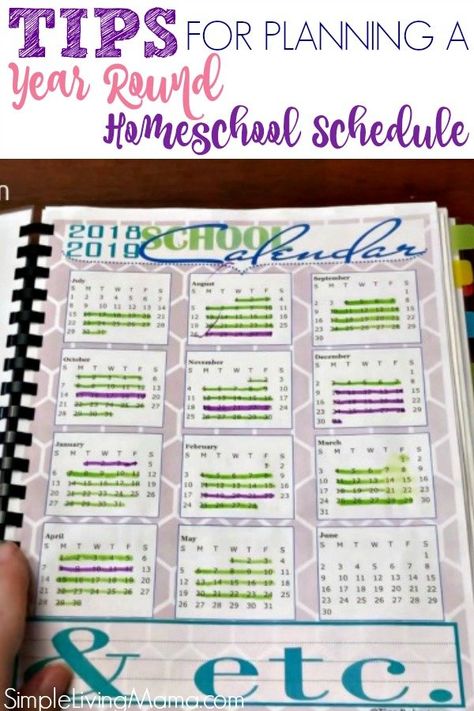 Year Round School Schedule, Charlotte Mason Planner, Homeschooling Multiple Ages, Schedule School, Schedule Ideas, Homeschool Calendar, School Planning, Homeschool Tips, School Week