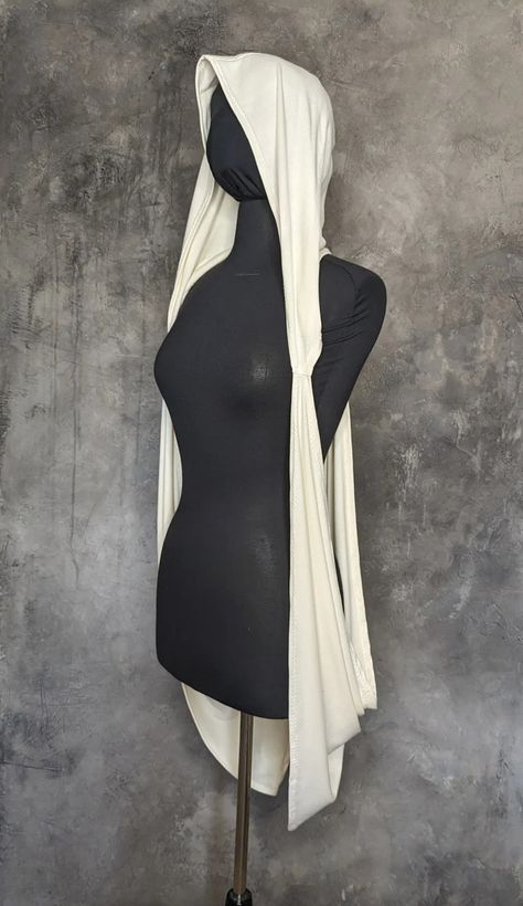 Divine Hooded Vest - Etsy Futuristic Fall Hooded Jacket With Detachable Hood, Hooded Top, Functional Fitted Hooded Top, Futuristic Outerwear With Adjustable Hood, Black Fitted Hooded Vest, Elvish Hooded Outerwear For Cosplay, Dystopian Fashion, Dress Design Drawing, Sewing Projects Clothes