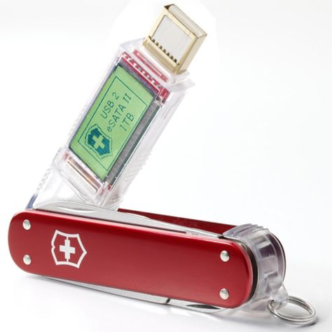 usb Victorinox Swiss Army Knife, Swiss Army Pocket Knife, Usb Design, Victorinox Swiss Army, Army Knife, Emergency Prepping, Thumb Drive, Pen Drive, Usb Drive