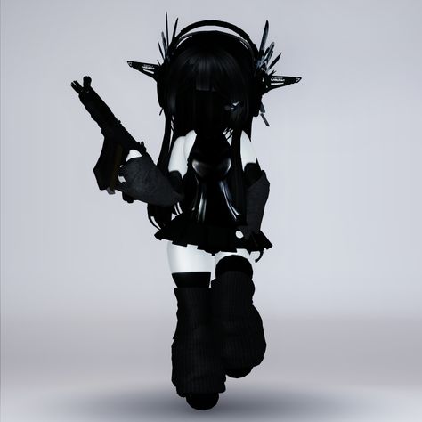 Cute Black Roblox Avatars, Cyberpunk Roblox Avatar, Roblox Outfits Black, Gothic Roblox Avatar, Roblox Avatar Black, Black Roblox Avatar, Goth Roblox Avatars, Skins Roblox, Roblox Ava