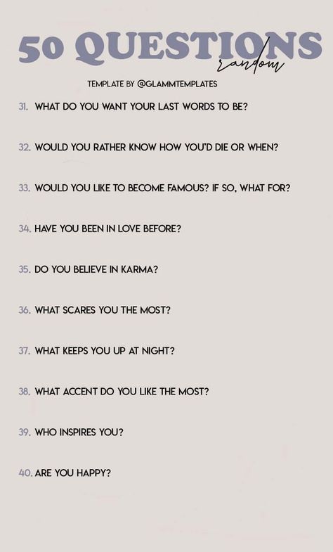 Slam Book Questions For Friends, Ig Ask Me A Question Ideas, Question Box Ideas Instagram, Impromptu Questions, List Of Questions For Instagram Story, Curious Questions To Ask, Commitment Quotes, Snapchat Story Questions, Instagram Questions