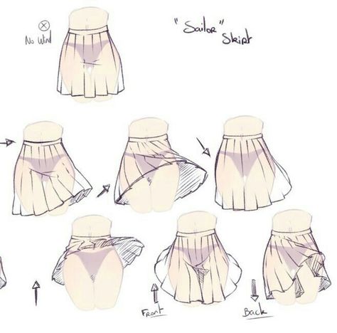 Skirt Reference, Skirt Drawing, الفن الرقمي, 캐릭터 드로잉, Poses References, Dessin Adorable, Drawing Clothes, Drawing Skills, Drawing Lessons