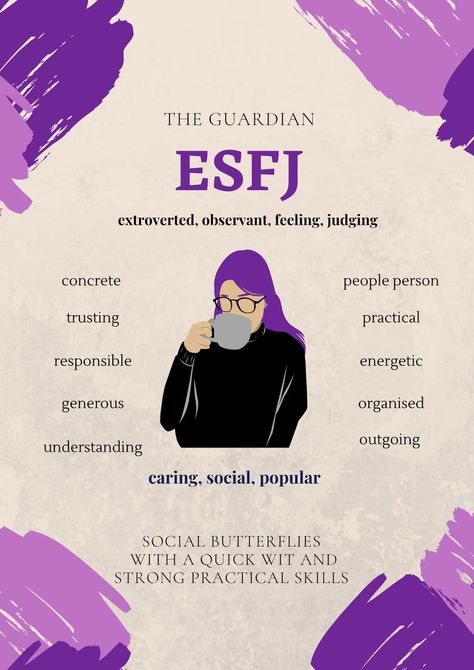 Esfj Personality Characters, Esfj Characters, Esfj Aesthetic, Esfj Personality, Mbti Istj, The 16 Personality Types, Personality Psychology, Myers Briggs Personality Types, Mbti Character