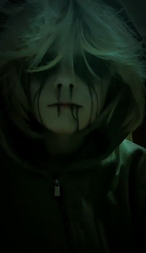 Creepy Pasta Wallpaper, Creepy Make Up, Ben Drowned Aesthetic, Creepypasta Makeup, Ben Drowned Cosplay, Creepypasta Ben, Jeff The Killer Cosplay, Creepypasta Wallpaper, All Creepypasta Characters