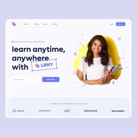 Online Class Website Design, Educational Platform Web Design, Training Course Poster Design, Online Learning Website Design, Ui Design Trends 2024, E Learning Website Design, E Learning Website, Masterclass Design, Course Website Design