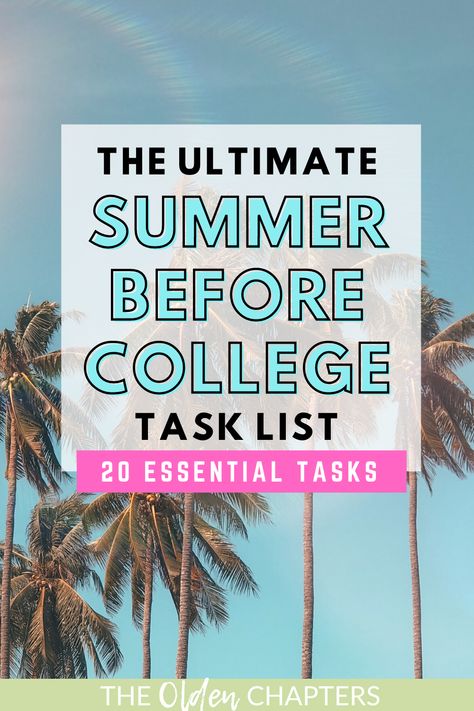 The ultimate summer before college bucket list. Includes 20 essential things to do the summer before college, create your checklist today! Freebie included. Before College Bucket List, Things To Do Before College, Summer Before College, College Binder, College Bucket List, Make Friends In College, College Freshman Advice, Emergency Contact List, Before College