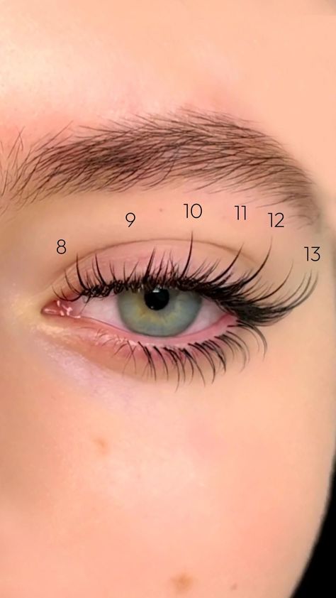 #Lash_Extensions_Fox_Effect #Manga_Lash_Extension_Map #Lash_Map_Hooded_Eyes #Spiky_Eyelash_Extensions Wispy Lash Extensions Styles, Wispy Lash Map, Eye Lash Style, Types Of Eyelash Extensions, Lash Map, Pageant Makeup, Lashes Fake Eyelashes, Wispy Eyelashes, Lash Extensions Styles