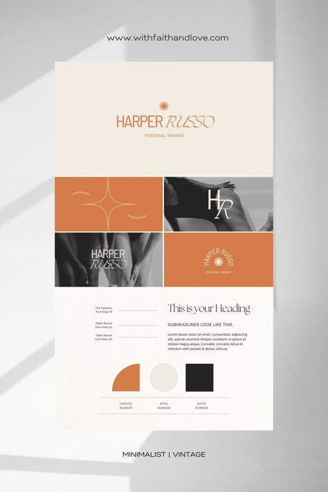 minimalist vintage brand board Law Firm Logo Branding, Love Branding, Brand Board Design, Brand Board Template, Spa Branding, Business Branding Inspiration, Identity Design Inspiration, Logo Presentation, Board Template