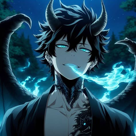 Boy Pfp, Anime Demon Boy, Hottest Anime Characters, Cool Anime Guys, Anime Profile, Cool Anime Pictures, Anime Drawings Boy, Boy Art