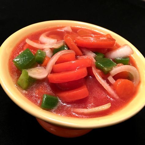 Mexican Carrots, Marinated Carrots, Bell Pepper Recipe, Marinated Salad, Tomato Vinaigrette, Copper Pennies, Sliced Carrots, Jalapeño Peppers, Condensed Tomato Soup