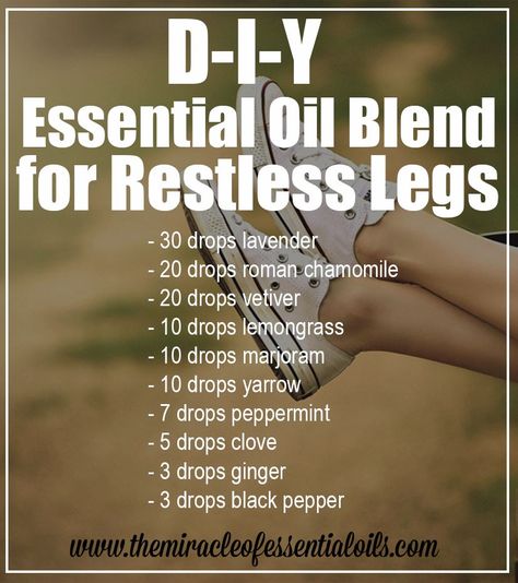 Restless Leg Syndrome Essential Oils, Diy With Essential Oils, Restless Leg Remedies, Restless Leg, Helichrysum Essential Oil, Essential Oils For Pain, Restless Legs, Diy Essentials, Restless Leg Syndrome