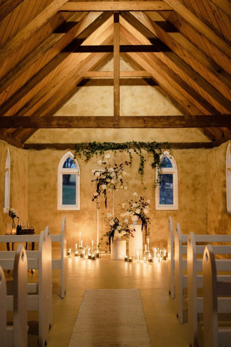 best wedding venues in the hunter valley Romantic Chapel Wedding, Stone Chapel At Matt Lane Farm, Anthony Chapel Arkansas Wedding, Country Chapel Wedding, Small Chapel Wedding, Chapel Interior, Home Chapel, Anthony Chapel, Stone Chapel