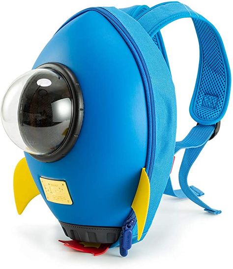 Amazon.com: Kiddietotes Rocket Backpack for Toddlers, and Children - Perfect for Daycare, Preschool, Kindergarten, and Elementary School : Clothing, Shoes & Jewelry Toddler Boy Backpack, Rocket Decorations, Rocket Backpack, School Backpack Boys, School Clothing, Backpack With Wheels, Disney Bound Outfits, Toddler Backpack, Lightweight Backpack