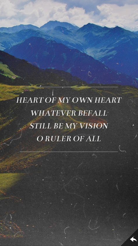 Be thou my vision. RC does an amazing version of this song, mainly because its from ancient Ireland and they are Irish! Be Thou My Vision, Soli Deo Gloria, In Christ Alone, How He Loves Us, My Savior, Wonderful Words, Verse Quotes, Pretty Words, Way Of Life