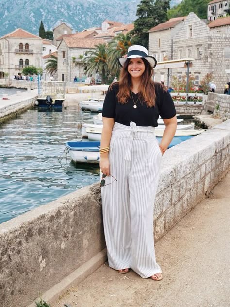 10 Outfits to pack for a cruise this summer! - Emily Jane Johnston Plus Size Old Money Style, Plus Size Cruise Outfits, Amsterdam Summer, European Vacation Outfits, Travel Outfit Plus Size, Europe Travel Outfits Summer, Italy Summer Outfits, Curvy Fashion Summer, Pack For A Cruise