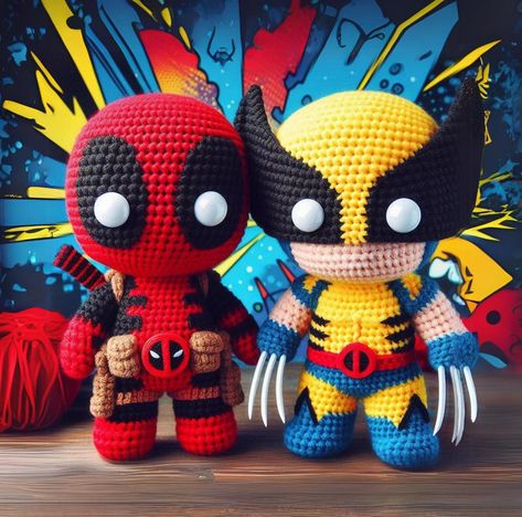 Learn To Crochet, Crochet Doll, Cute Crochet, Crochet Amigurumi, Pet Toys, Deadpool, Crochet Projects, Etsy App, Selling On Etsy