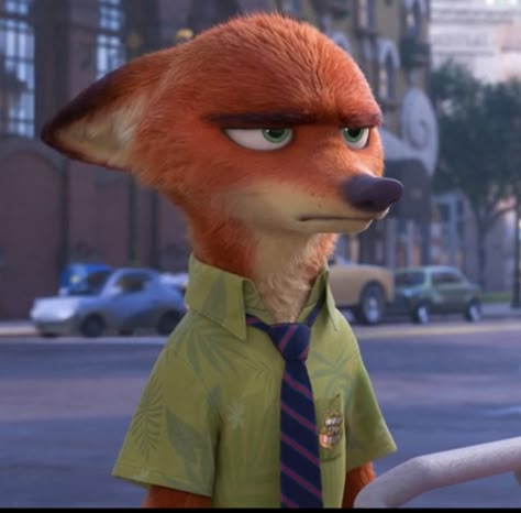 Nicholas Wilde, Zootopia Nick Wilde, Zootopia Nick, Nick Judy, Meme Gifs, Weird Memes, Disney Pixar Characters, Nick And Judy, Nick Wilde