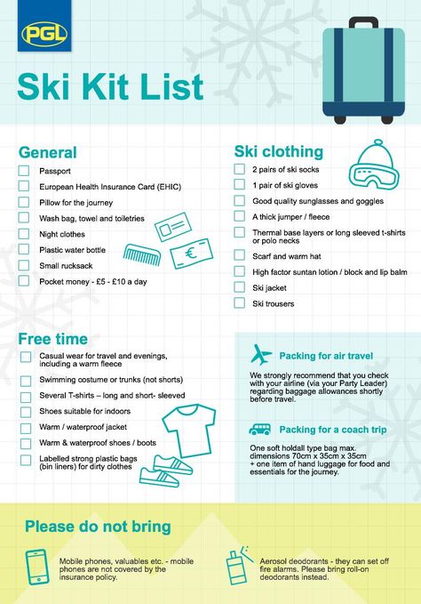 Wondering what to pack for your school ski trip? This kit list might help. A useful guide for teachers, parents and pupils so you don't forget the essentials! #ski #kitlist #whattopack #skitrip #schoolskiing School Ski Trip Packing List, School Ski Trip Aesthetic, School Ski Trip, Ski Trip Essentials, Ski Essentials, Girls Ski Trip, Ski Tips, Ski Trip Packing List, Ski Trip Aesthetic