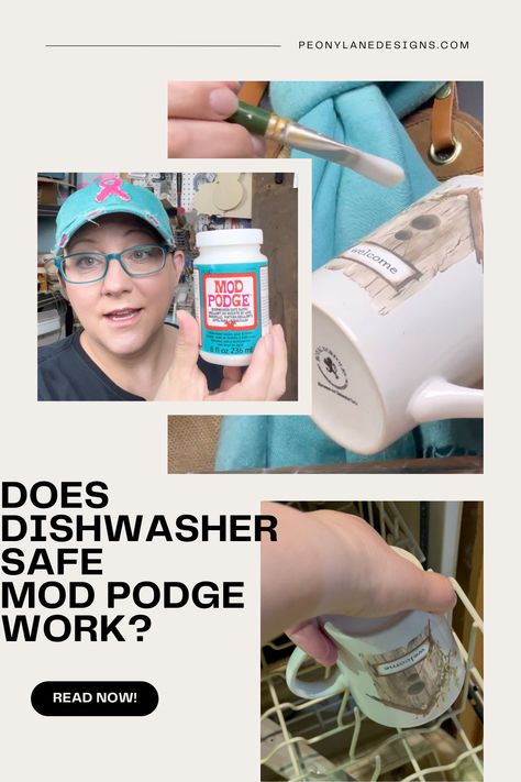 Does Dishwasher Safe Mod Podge Work? - Peony Lane Designs Mod Podge On Glass, Mod Podge Ideas, Modge Podge Glass, Mod Podge Glass, Dishwasher Safe Mod Podge, Surgical Gloves, Mod Podge Projects, Diy Mod Podge, Clear Plates