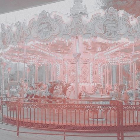 Pink Carousel Pink Aesthetic, Carousel, The Story, Horses, Glass, Pink