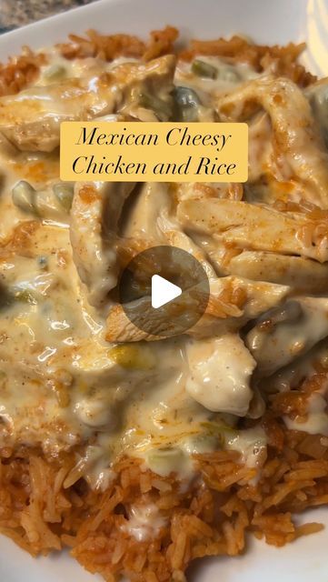 715K views · 65K likes | Carman Wilken on Instagram: "This Mexican Cheesy Chicken and Rice turned out so good! My whole family gobbled it up! #chickenandrice #texmex #easyrecipe #yum #whatsmomcookin #dinner #whatsfordinner #familymeal #recipe #food" Cheesy Chicken And Mexican Rice, Chicken Cheese Rice Mexican, Mexican Cheesy Rice Recipes, Mexican Acp Recipe Chicken, Mexican Cheese Rice Recipes, Cheesey Chicken Mexican Rice, Mexican Queso Chicken And Rice, Mexican Rice And Chicken Recipes, Chicken And Mexican Rice Recipe