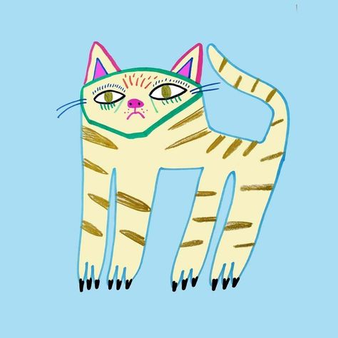 Organic Cat Food, Ashley Percival, Long Cat, Cat Illustrations, Children's Illustration, Cats Illustration, Grumpy Cat, Childrens Illustrations, Tattoo Inspo