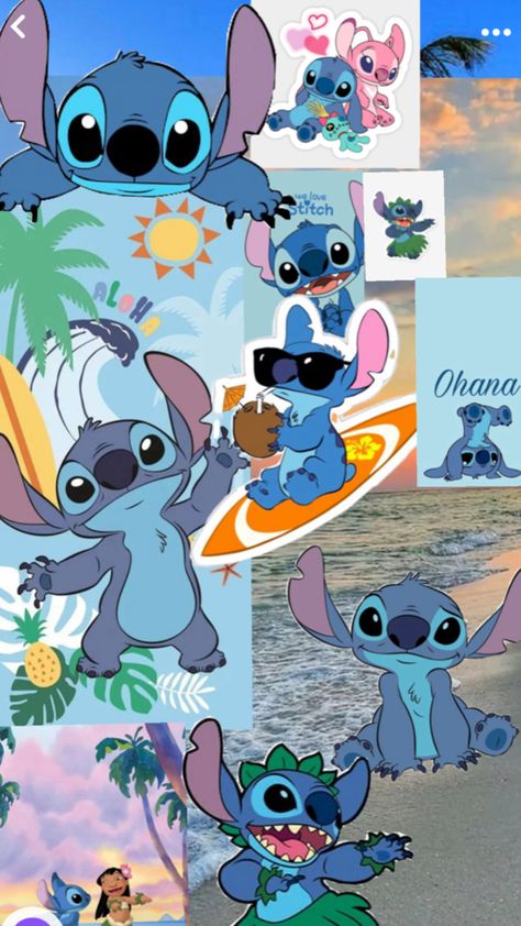 #preppy#stitch#disney Preppy Stitch, Lilo And Stitch Drawings, Love Beach, Wallpaper Girly, Stitch Drawing, Lilo Et Stitch, Whatsapp Wallpaper, Stitch Cartoon, Love Stitch