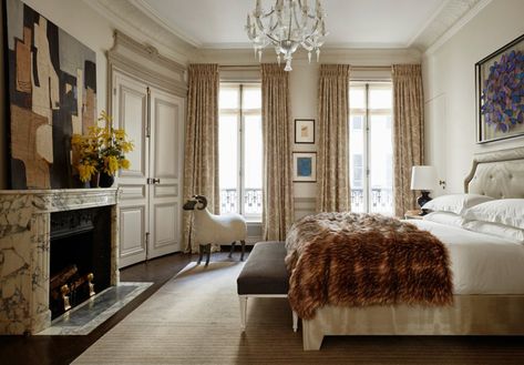 This Paris Apartment Will Make You Swoon- design addict mom #bedroom Apartment Tour Videos, Apartment Themes, San Myshuno, Vintage Apartment, French Apartment, Jim Thompson, Paris Home, Subtle Luxury, Apartment Tour